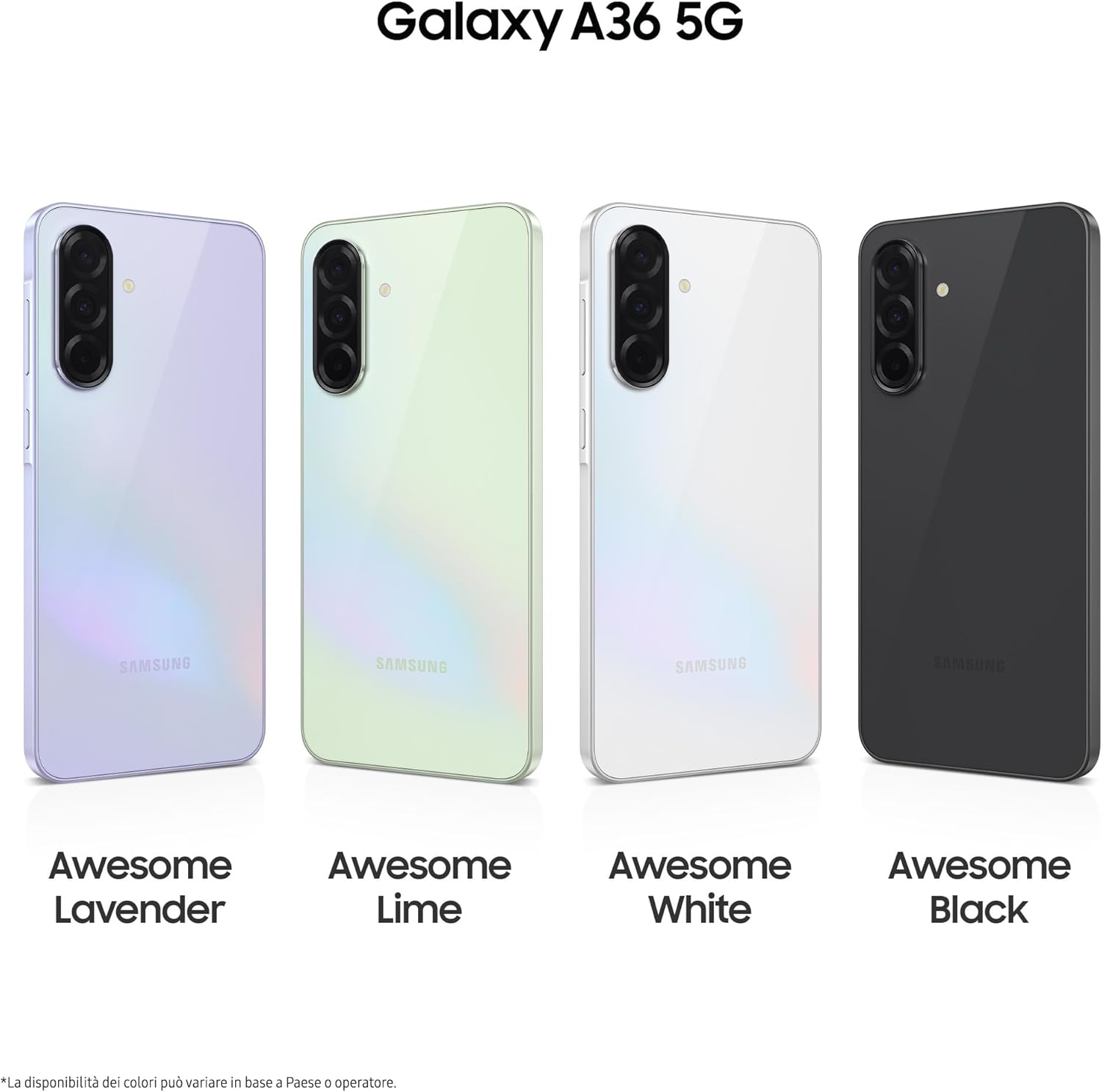 Samsung SM-A366B A36 6+128GB 6.7" 5G Awesome Black OPT