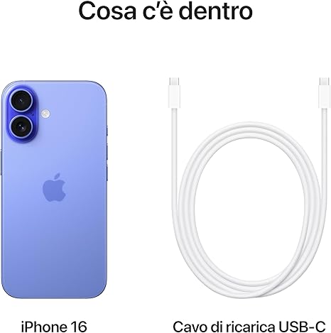 APPLE IPHONE 16 128 GB BLU EU