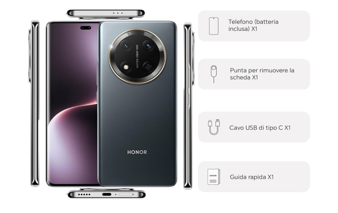 HONOR Magic7 Lite 5G – 8GB RAM + 512GB Memoria – 6600 mAh
