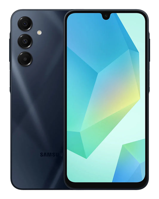 Samsung Galaxy A16 5G, Smartphone Android 14, Display Super AMOLED 6.7" FHD+, 4GB RAM, 128GB, Batteria 5.000 mAh, Resistenza IP54, memoria espandibile fino a 1.5TB, Blue Black