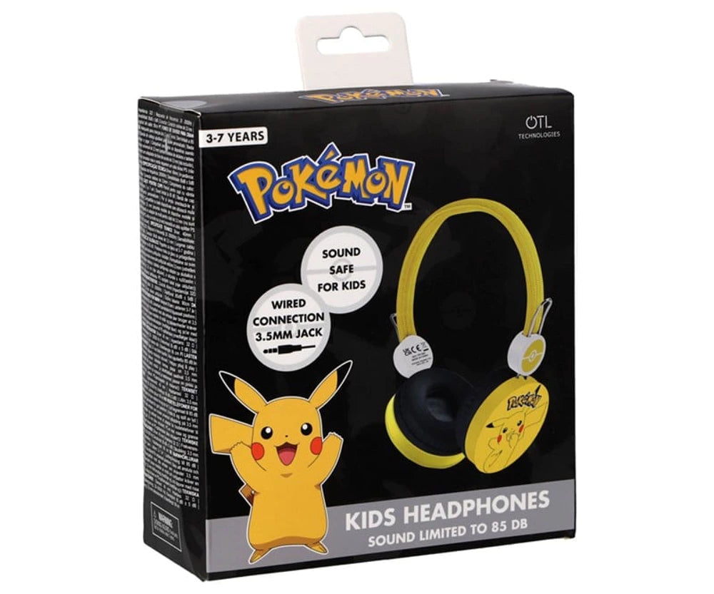 Cuffie stereo per bambini Pokemon 18x16x6,5cm