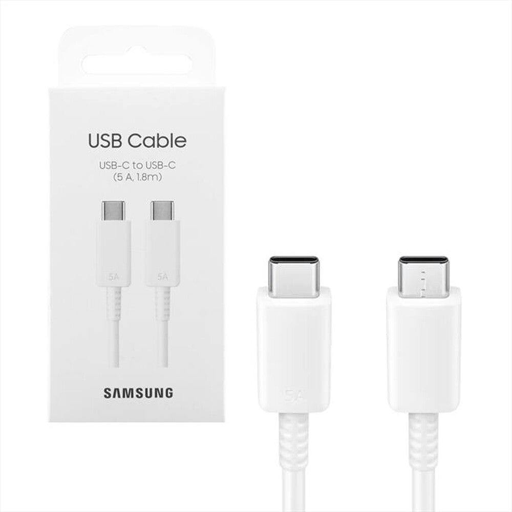 Samsung Cavo USB-C to USB-C EP-DX510JW 1.8m 5A White