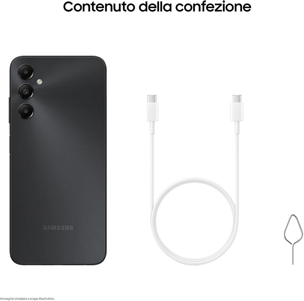 Samsung Galaxy A05s 4GB RAM, 128GB, , Black [Versione Italiana]