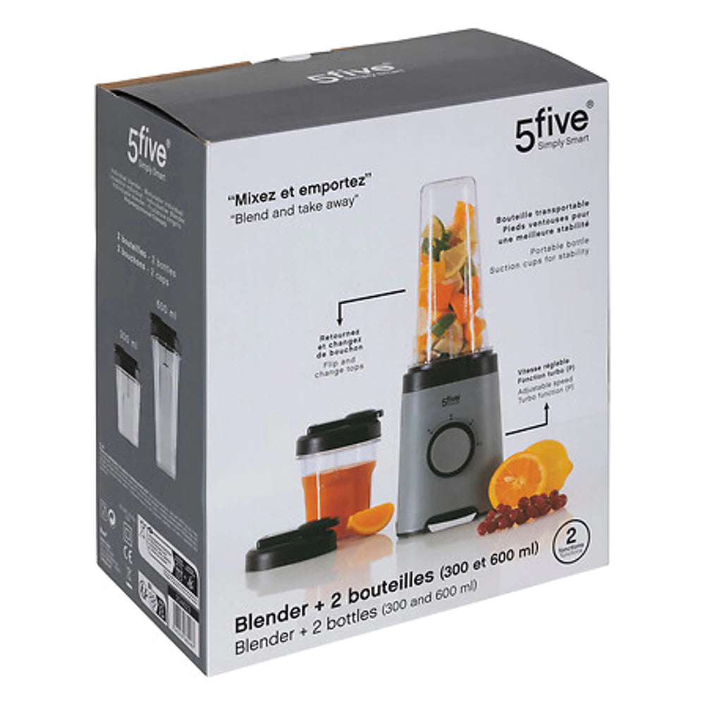 FRULLATORE + BORRACCIA X2 600ML 300M