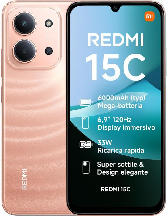 Xiaomi Redmi 15c 4+256GB 6.9" 4G Twilight Orange EU