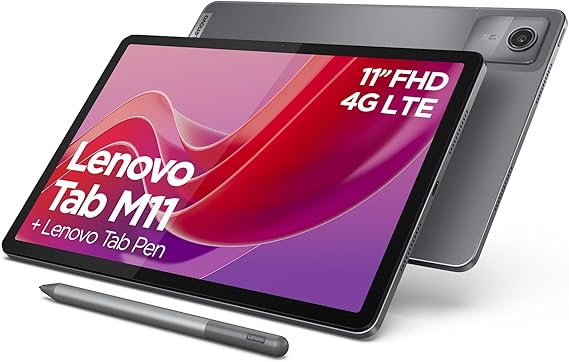 Lenovo Tab M11, 4/128GB, Lite+pen