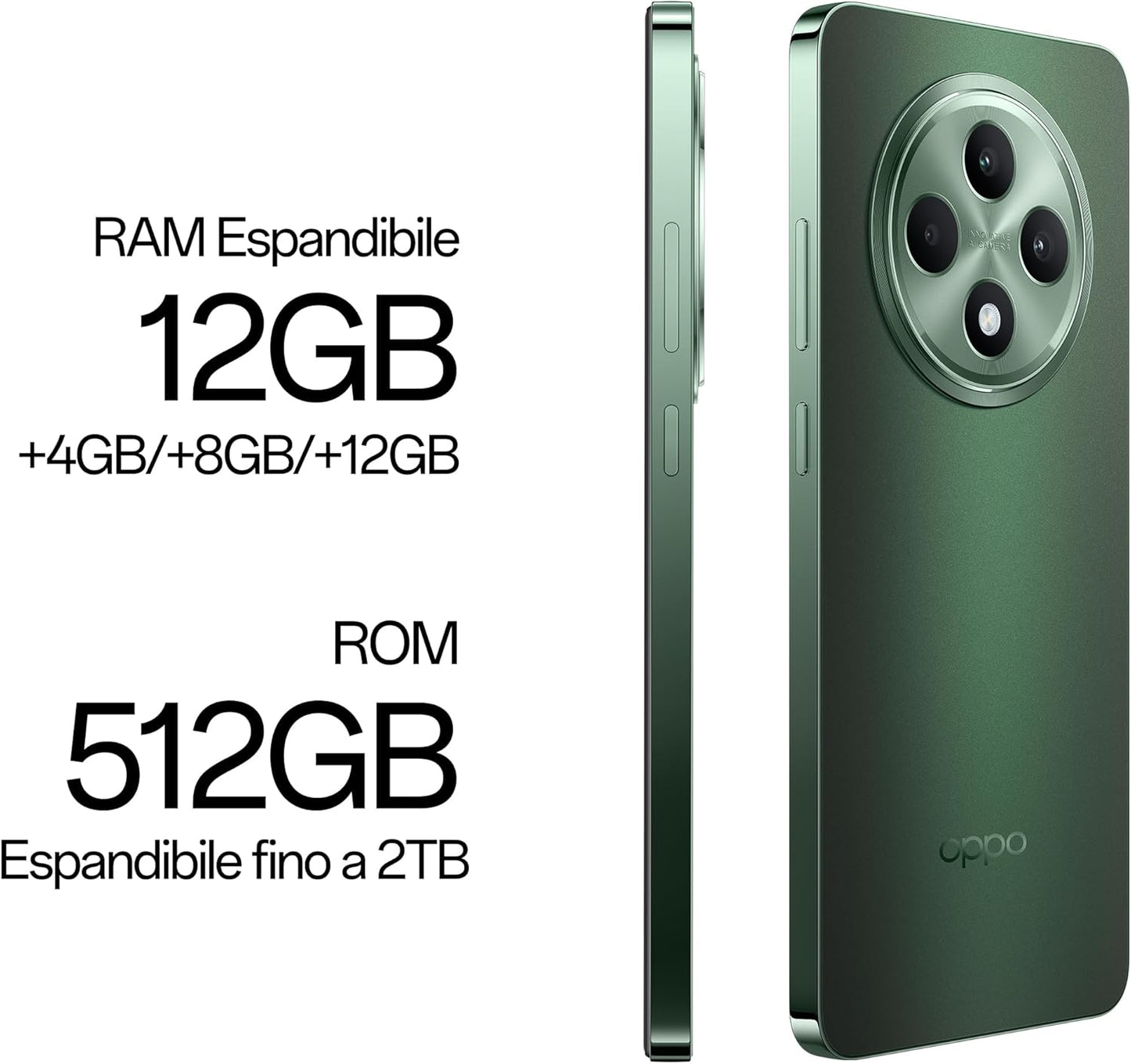 Teléfono inteligente Oppo Reno12 Fs de 12 GB y 512 GB