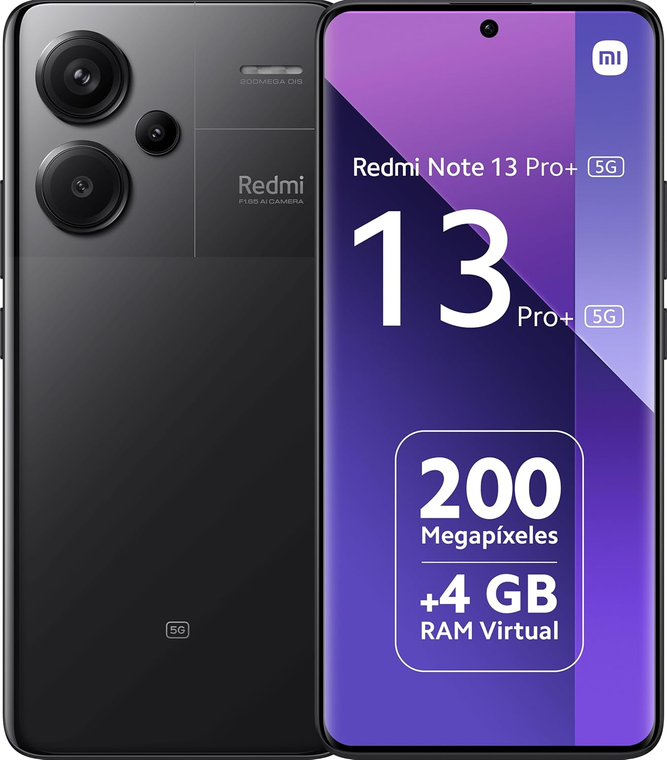 Xiaomi Redmi Note 13 Pro+ 5G 8+256GB 6.6" Dual SIM Midnight Black