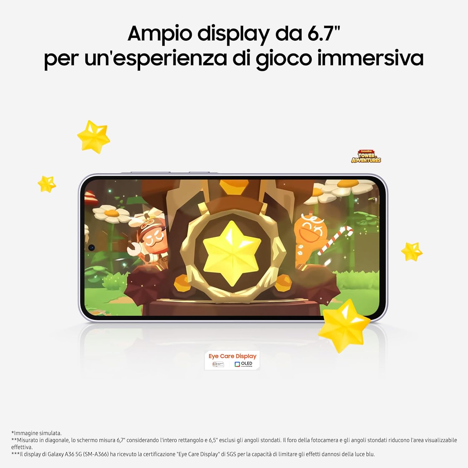 Samsung SM-A366B A36 6+128GB 6.7" 5G Awesome White EU