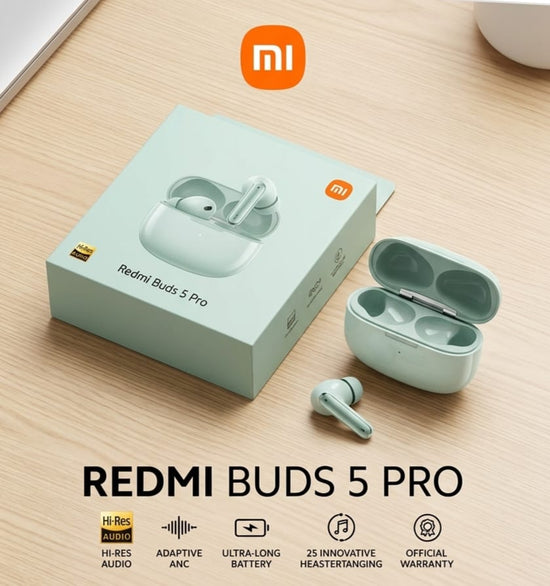 XIAOMI Redmi Buds 5 Pro, Cuffie Bluetooth, Audio Moonlight White