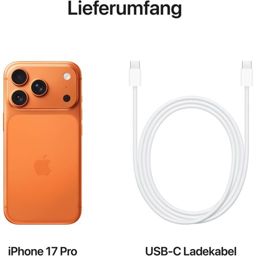 Apple iPhone 17 Pro Max 256GB 6,9" Cosmic Orange MFYN4QN/A