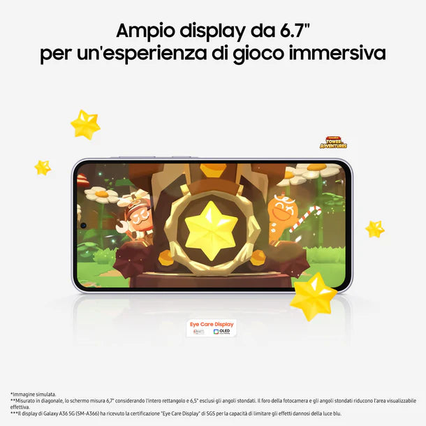 SAMSUNG GALAXY A36 5G 6/128 GB BLACK