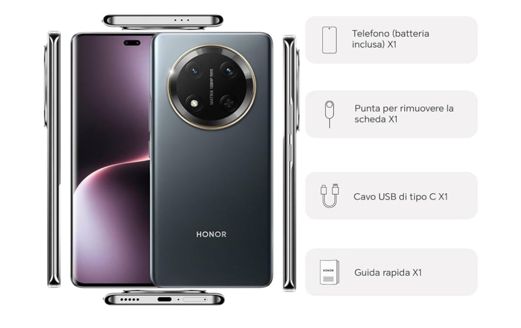 HONOR Magic7 Lite 5G – 8GB RAM + 512GB Memoria – 6600 mAh