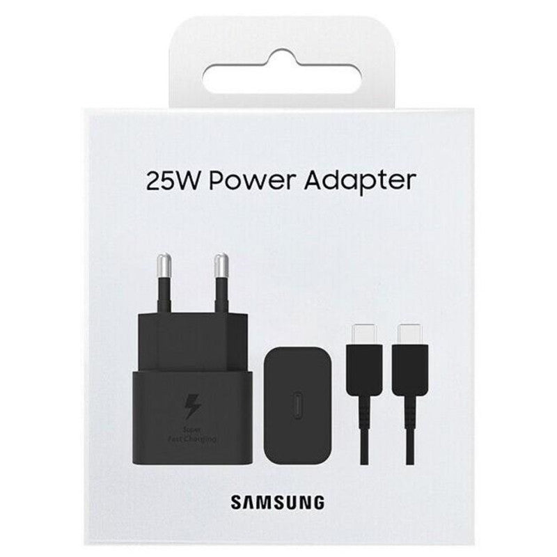 SAMSUNG CARICABATTERIE 25W + CAVO TYPE-C BLACK ( EP-T2510)