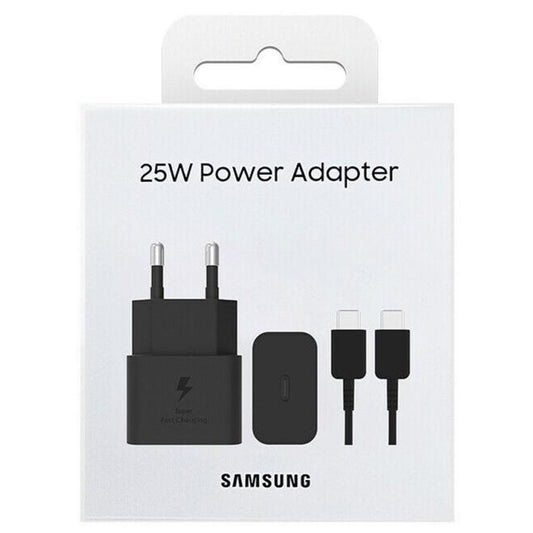 SAMSUNG CARICABATTERIE 25W + CAVO TYPE-C BLACK ( EP-T2510)